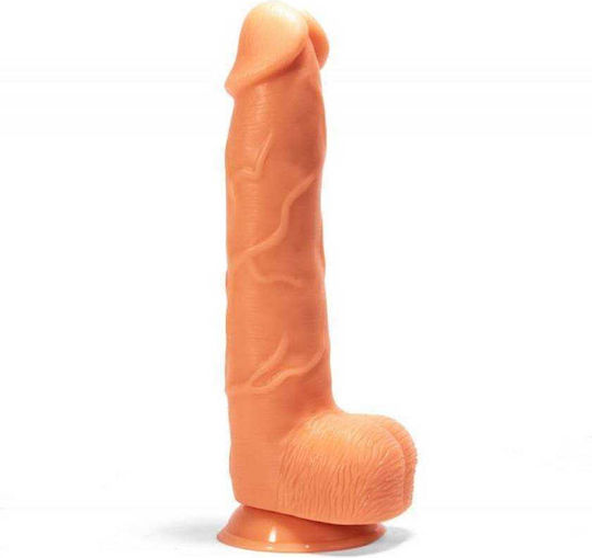 X-Men Ρεαλιστικό Dildo με Όρχεις και Βεντούζα Flesh 33cm