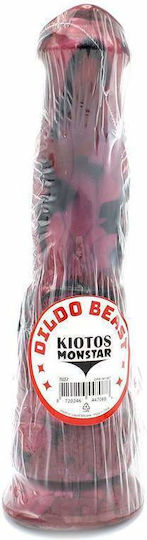 Kiotos Monstar Ρεαλιστικό Dildo με Όρχεις Κόκκινο 24.5cm