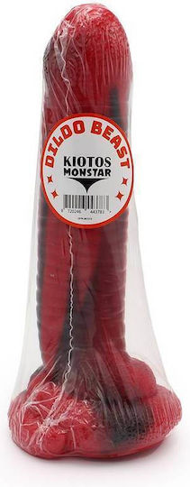 Kiotos Monstar Realistisches Dildo Rot 23,5cm