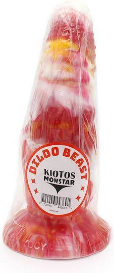 Kiotos Monstar Dildo Beast Realistisches Dildo mit Saugnapf Rote 21cm