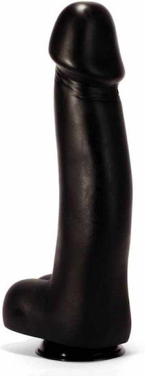 X-Men Cock Realistic Dildo with Balls and Suction Cup Black 38cm