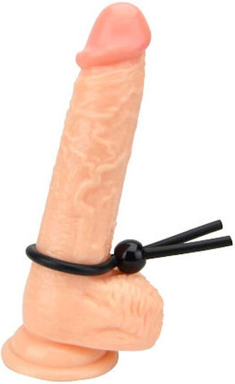 Loving Joy Cock Ring Schwanz Silikon Schwarz