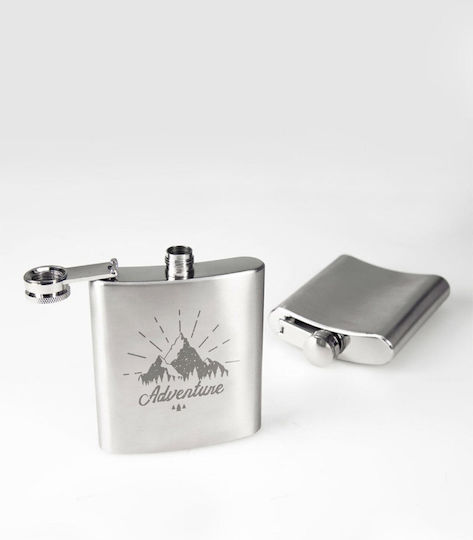 Contento Flasche Rostfreier Stahl Silber 180ml