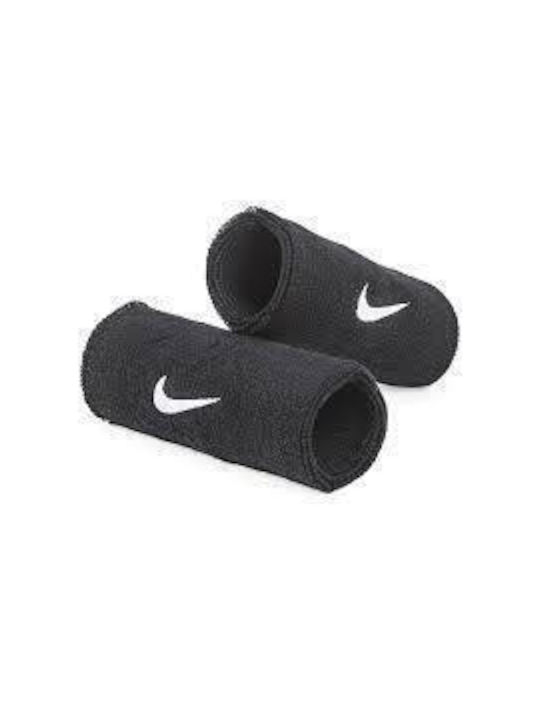 Nike Swoosh Double Wide Αθλητικά Περικάρπια Μαύρα