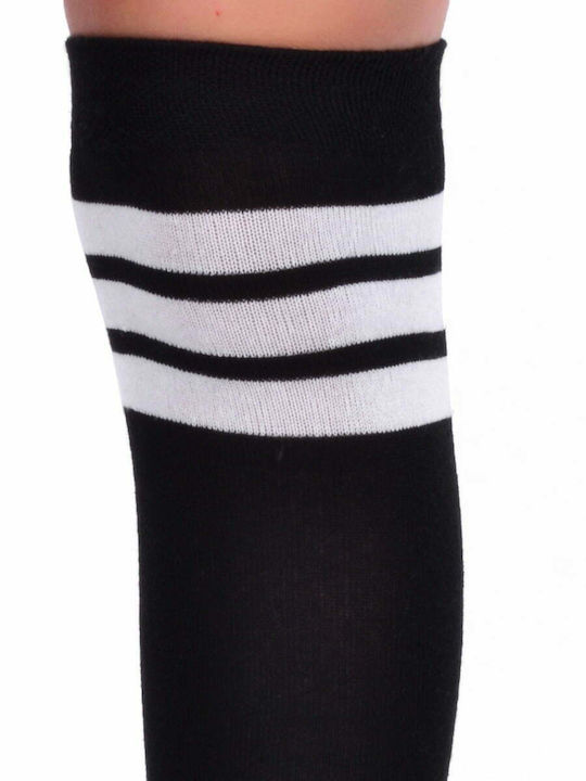 Axidwear Γυναικείες Κάλτσες με Σχέδια Μαύρες