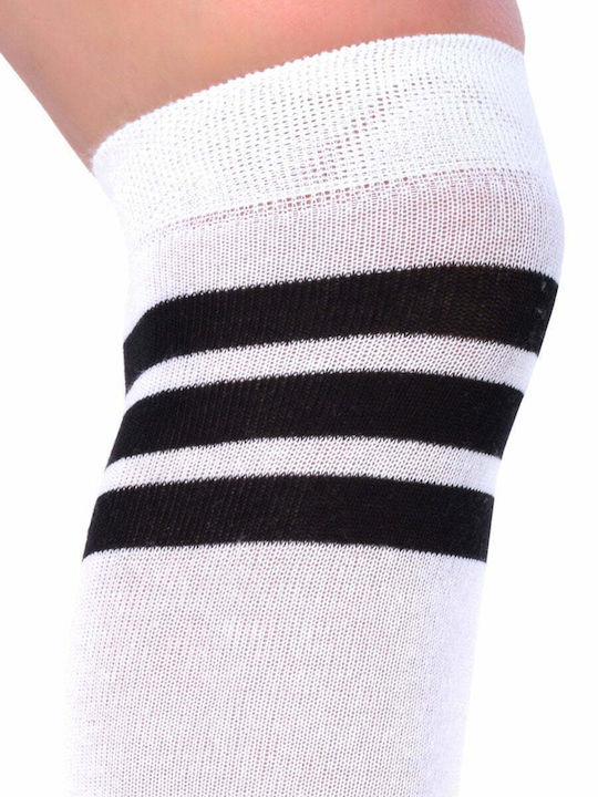 Axidwear Γυναικείες Κάλτσες με Σχέδια Λευκές