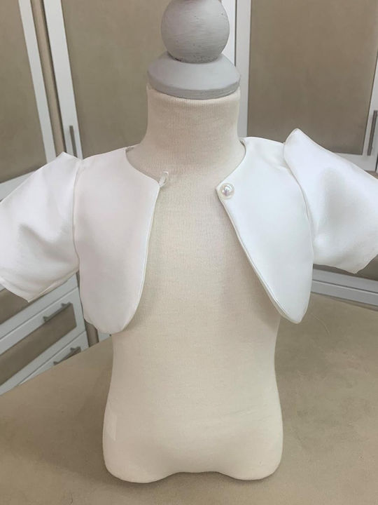 Nst Nastasia Princess Mariechantal Weißes Gestricktes Taufstrickjacke