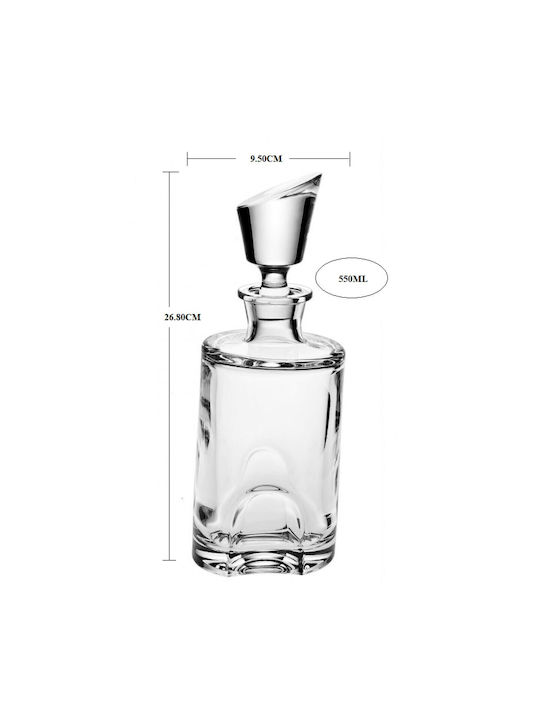 Novaker Crystal Wedding Decanter Τransparent