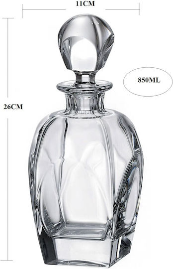 Novaker Crystal Wedding Decanter Τransparent