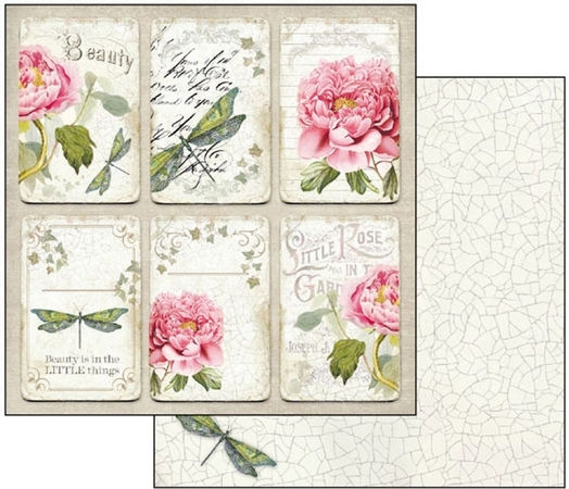 Stamperia Flowers Scrapbooking 10 Blätter 10Stück