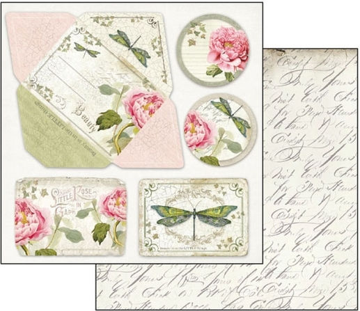 Stamperia Flowers Scrapbooking 10 Blätter 10Stück