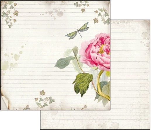 Stamperia Flowers Scrapbooking 10 Blätter 10Stück