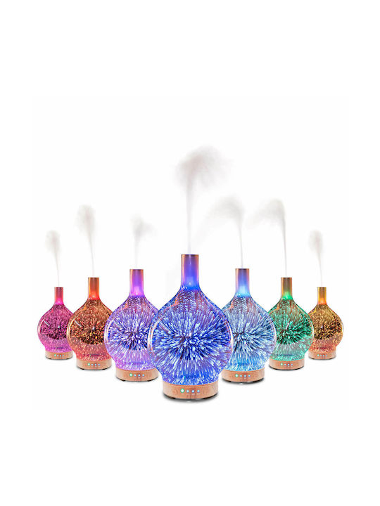 Rio LED Aromatherapie-Diffusor mit Timer Lila 120ml