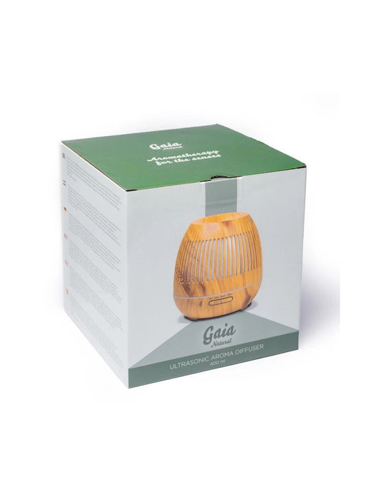Aromatherapy LED Устройство за ароматерапия Ултразвуков с таймер Кафяв 200мл 14125