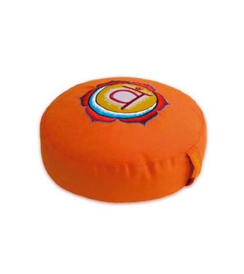 Yogi & Yogini Yoga Pillow in Orange Color