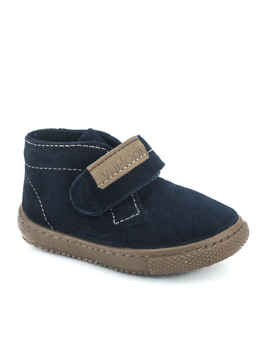 Kids Boots with Velcro Navy Blue