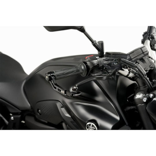 Puig Motorradhebelprotektoren Schwarz