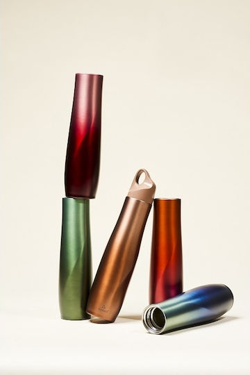 Chic Mic Bioloco The Curve Бутилка Термос Неръждаема Стомана 420ml Зелен