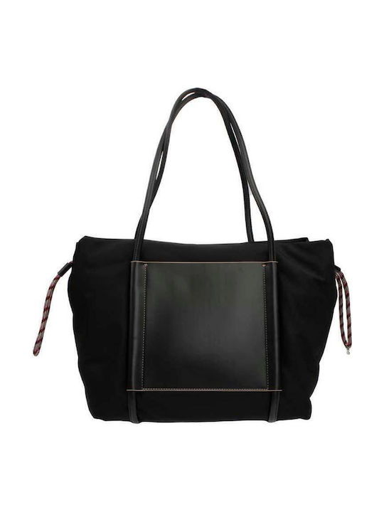 Empire Soft Γυναικεία Τσάντα Shopper Ώμου Μαύρη