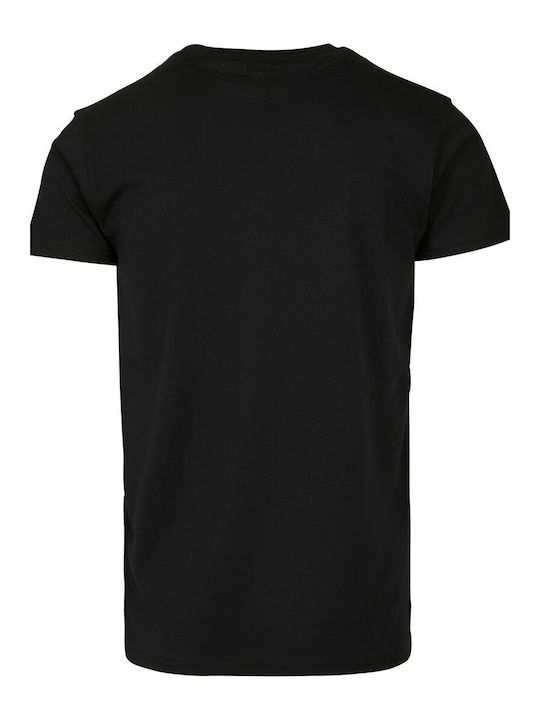 Merchcode Tongue T-shirt Scorpions Μαύρο Βαμβακερό