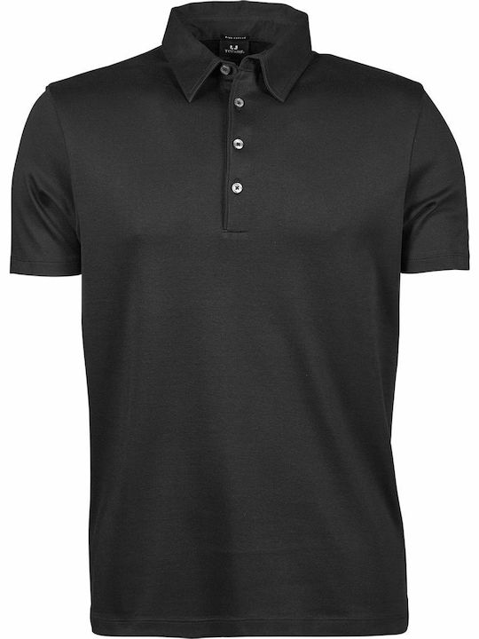 Tee Jays Ανδρικό Διαφημιστικό T-shirt Κοντομάνικο σε Μαύρο Χρώμα