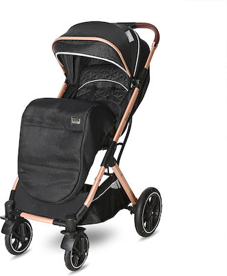 Lorelli Storm Cărucior pentru Bebeluși Potrivit pentru Nou-născut Negru de lux 9.3kg