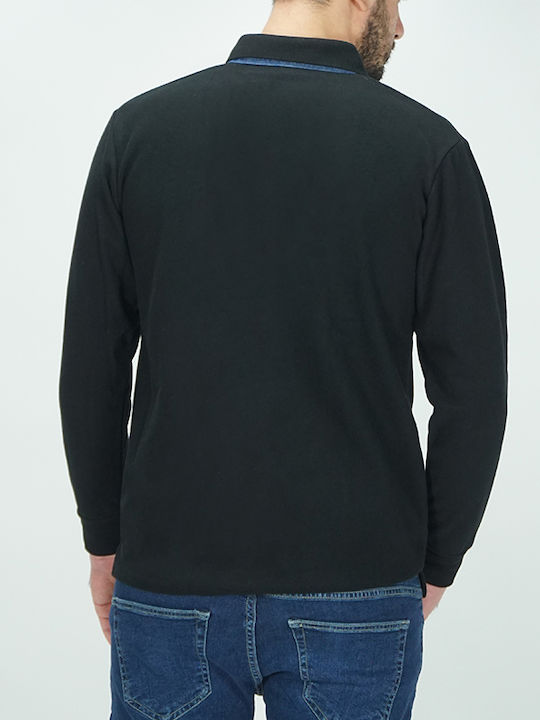 Polo Short Sleeve Blouse Black