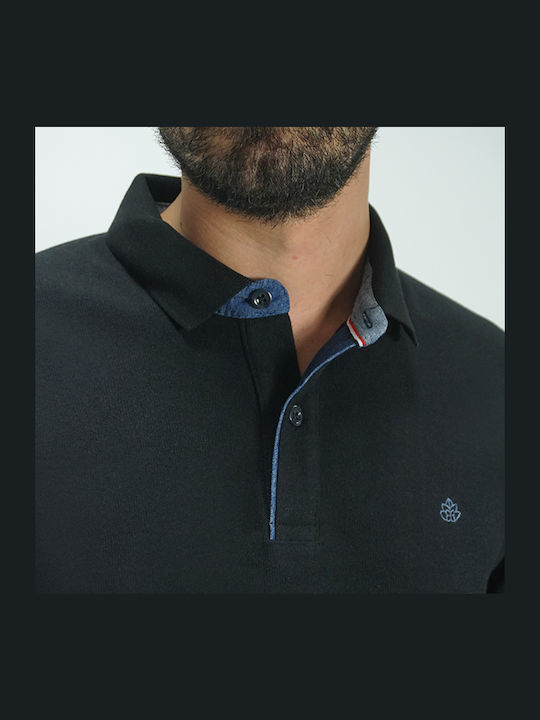 Polo Short Sleeve Blouse Black