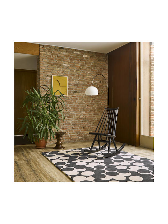 Orla Kiely Puzzle Flower Handgefertigt Teppich Rechteckig Wolle Slate