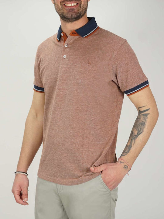 Polo Kurzarmbluse Rosa