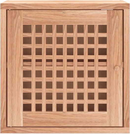 Dulap Suspendat pentru Sufragerie din Lemn Masiv de Nuc 42x18x42cm