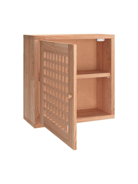 Wall Living Room Cabinet from Solid Wood Beige 42x18x42cm
