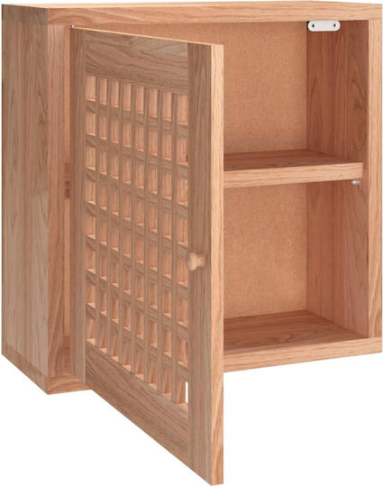 Dulap Suspendat pentru Sufragerie din Lemn Masiv de Nuc 42x18x42cm