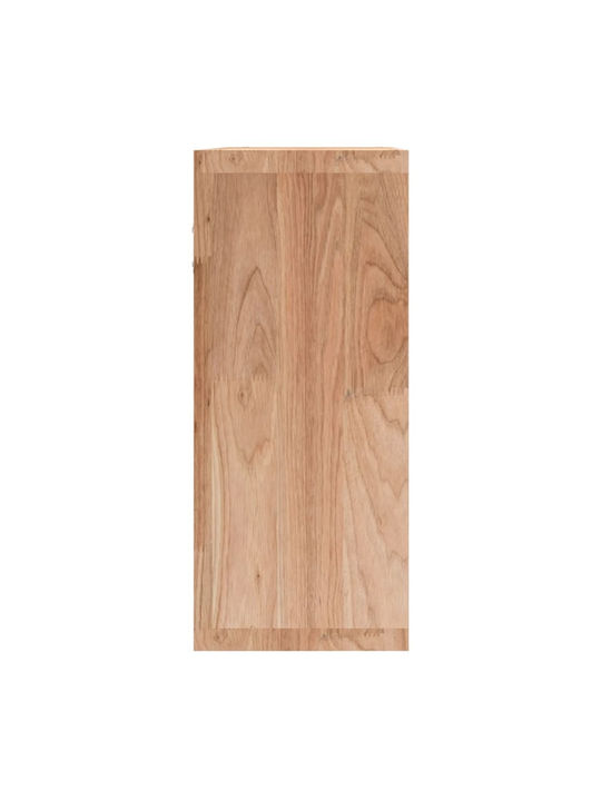 Wall Living Room Cabinet from Solid Wood Beige 42x18x42cm