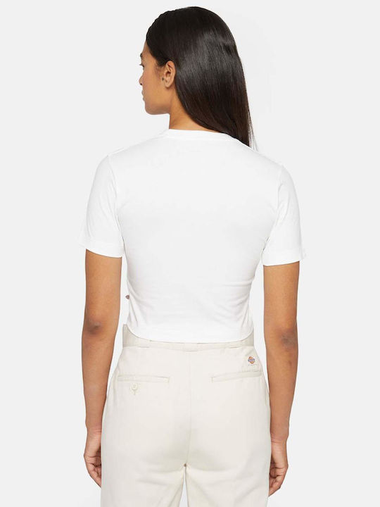 Dickies Women's Crop T-shirt White