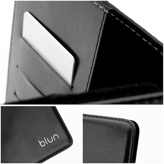 Blun universal Flip Cover Μαύρη (Universal 12.4")