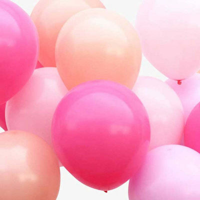 Set of 16 Balloons Latex Pink