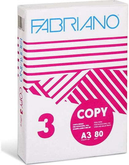 Fabriano Druckpapier A3 80gr/m² 1x500 Blätter Weiß 22502009