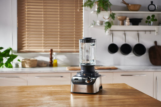 Kenwood Multipro Xl Weigh+ Πολυμίξερ 1000W με Κάδο 3lt και Κανάτα Μπλέντερ Ασημί