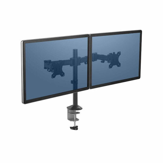 Fellowes Reflex Βάση Γραφείου για 2 Οθόνες έως 27" με Βραχίονα