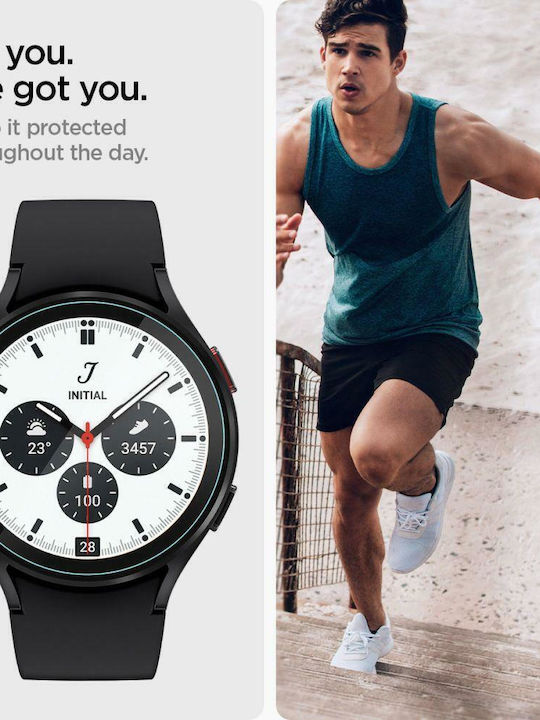 Spigen EZ Fit Tempered Glass for the Galaxy Watch 5 Pro 45mm 2pcs AGL05346