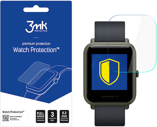 3MK Redmi Transparent Screen Protector pentru Amazfit Bip 3buc