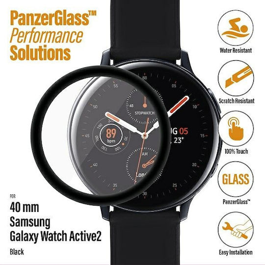PanzerGlass 3D Full Face Tempered Glass pentru Galaxy Watch Active 2 40mm - Ceas Galaxy Watch Active 2 40mm 1buc