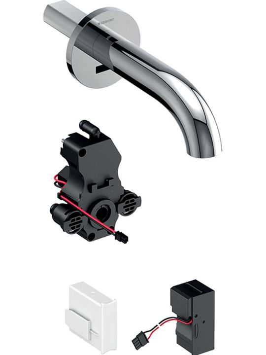 Geberit Mixing Sink Faucet with Photocell Sensor Silver
