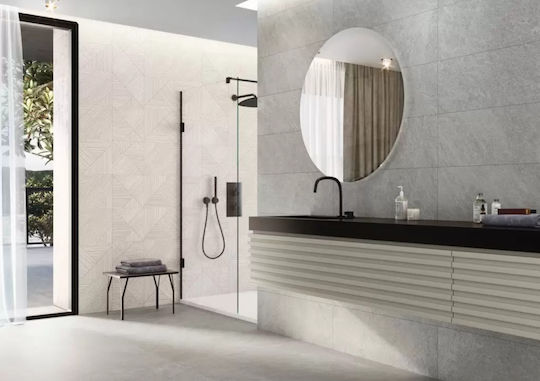 Porcelanite Dos Πλακάκι Πορσελανάτο Ματ 90x30cm Λευκό