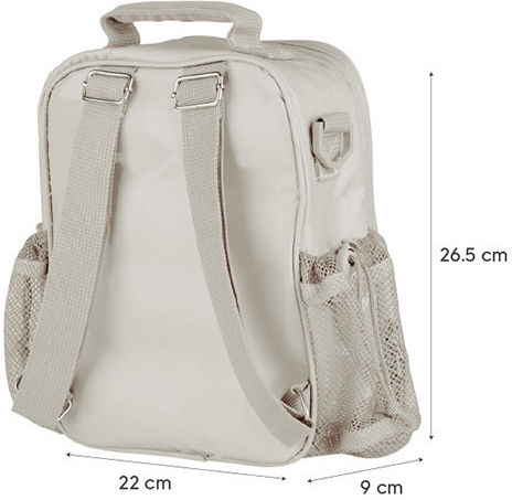 Citron Lunchbag Backpack School Insulated Backpack Lunch Bag 0.5lt Pink 22 x 9 x 26.5cm