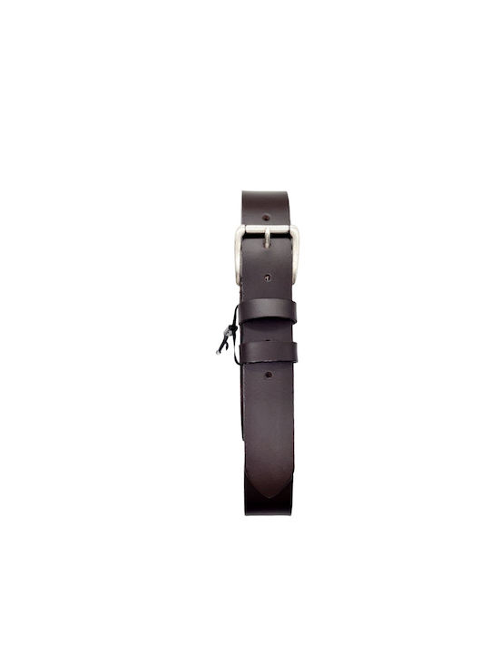 Venturi Men's Leather Belt Brown