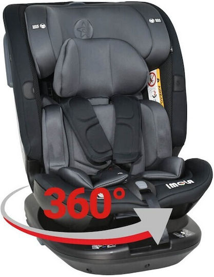 Bebe Stars Imola Детско Столче за Кола i-Размер с Isofix Черно