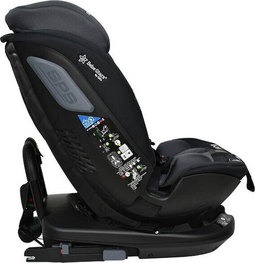 Bebe Stars Imola Детско Столче за Кола i-Размер с Isofix Черно