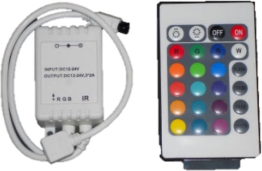 Atman Ασύρματο RGB Controller IR με Τηλεχειριστήριο CON-00120